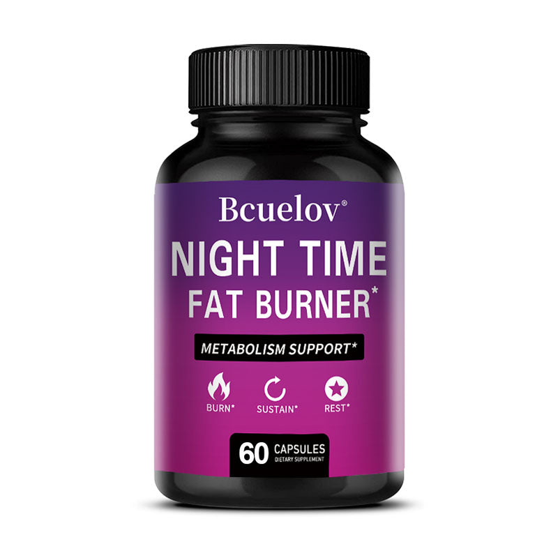 Bcuelov® Night Time Metabolism Support – Fat Burner Capsules | 30 / 60 / 120 Capsules