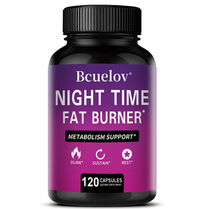 Bcuelov® Night Time Metabolism Support – Fat Burner Capsules | 30 / 60 / 120 Capsules