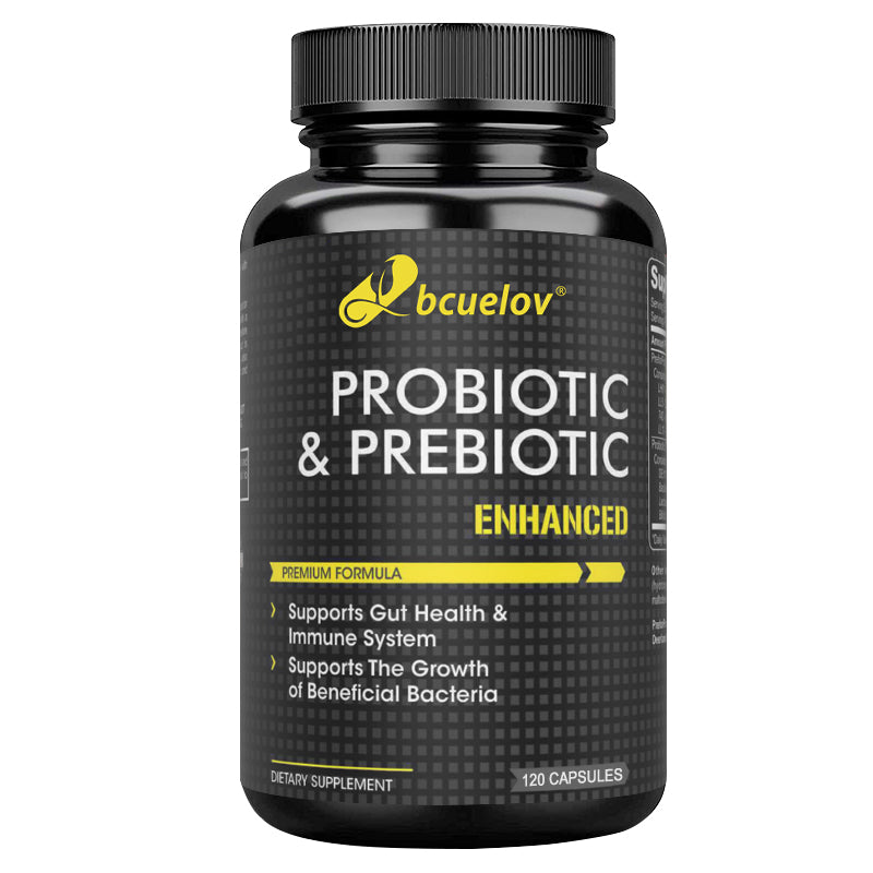 Bcuelov® Probiotic & Prebiotic Enhanced – Gut & Immune Support | 30 / 60 / 120 Capsules