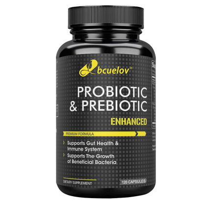 Bcuelov® Probiotic & Prebiotic Enhanced – Gut & Immune Support | 30 / 60 / 120 Capsules