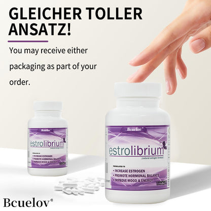 Bcuelov® Estrolibrium – Women's Hormonal Balance, Mood & Energy Support | 30 / 60 / 120 Capsules