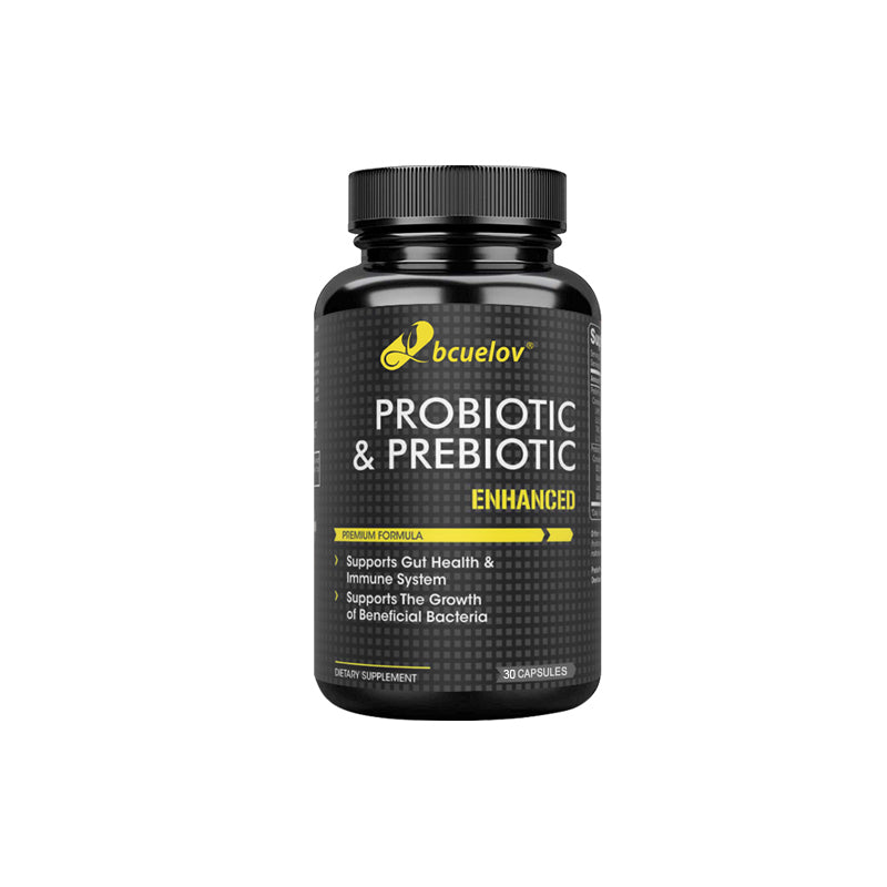 Bcuelov® Probiotic & Prebiotic Enhanced – Gut & Immune Support | 30 / 60 / 120 Capsules