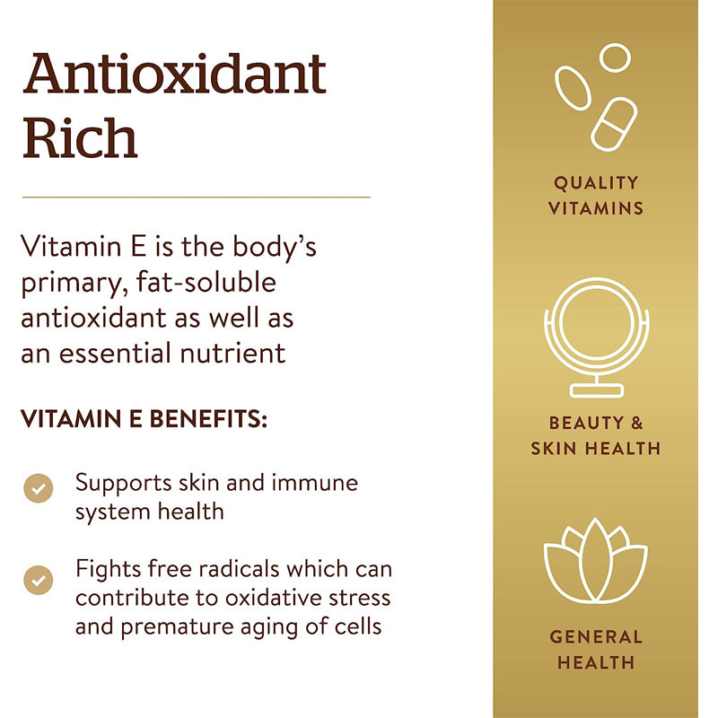 Bcuelov® Vitamin E 450 mg (1000 IU) Softgels – Antioxidant Support | 30/60/120 Count