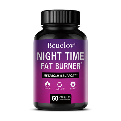 Bcuelov® Night Time Metabolism Support – Fat Burner Capsules | 30 / 60 / 120 Capsules