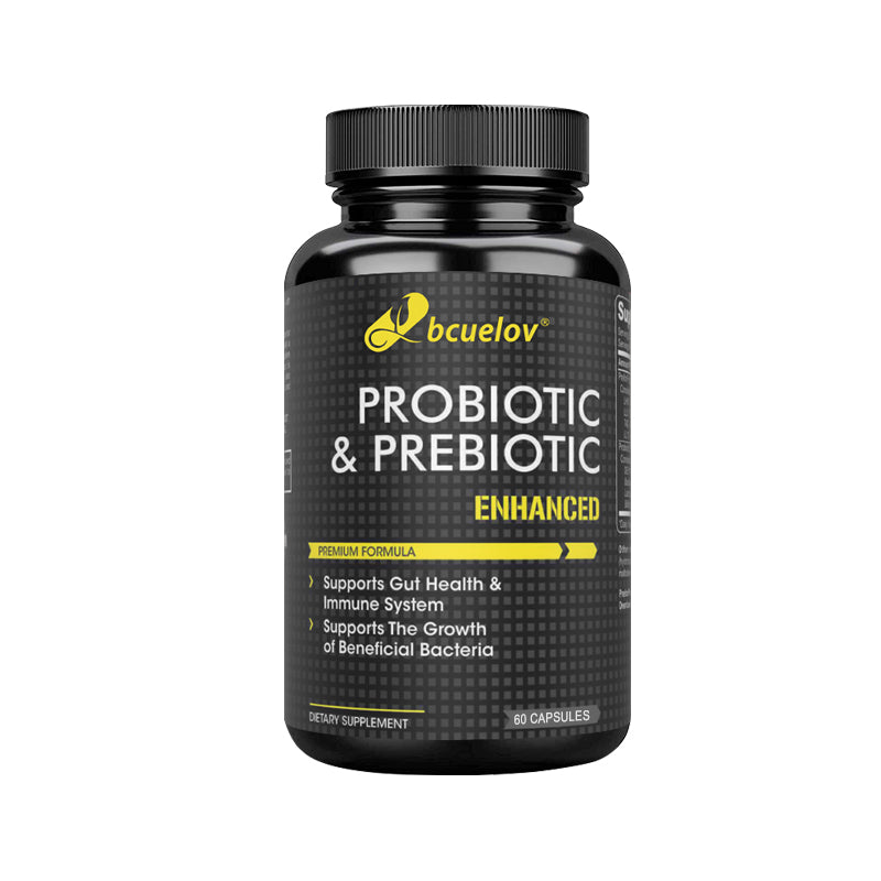 Bcuelov® Probiotic & Prebiotic Enhanced – Gut & Immune Support | 30 / 60 / 120 Capsules