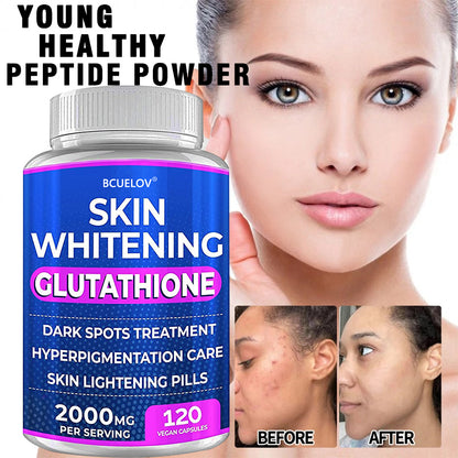 Bcuelov® Glutathione 2000mg – Skin Brightening & Dark Spot Support | 30 / 60 / 120 Capsules