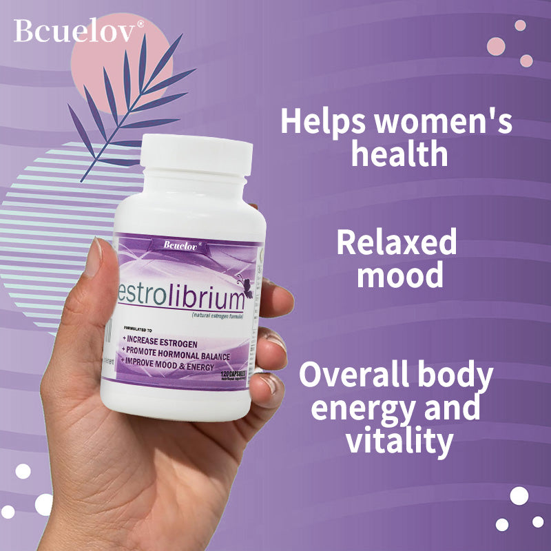 Bcuelov® Estrolibrium – Women's Hormonal Balance, Mood & Energy Support | 30 / 60 / 120 Capsules