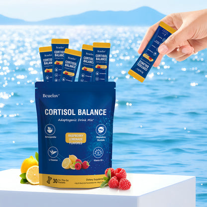 Bcuelov® On-the-Go Cortisol Drink – Raspberry Lemonade, 30 Ct, Sleep & Calm